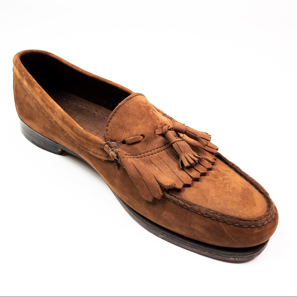 Dexter Leather Loafer With Tassel Brown - Picture 1 of 7